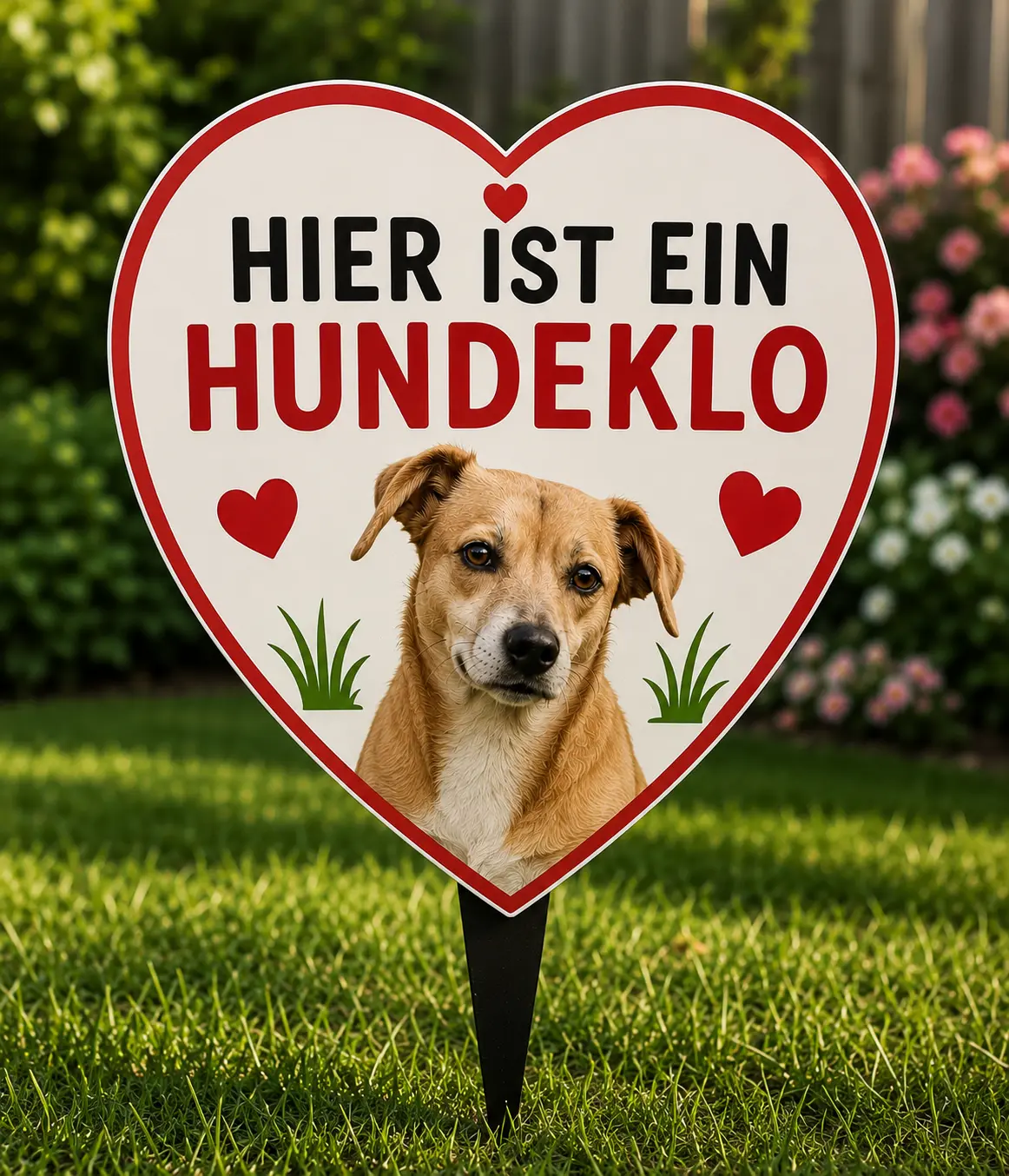 Hundetoilette 3-Schicht mit Kunstrasen